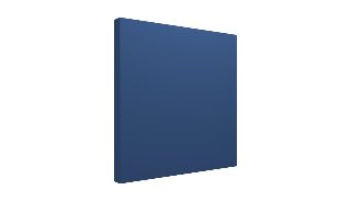 Lacivert kumaş kaplı akustik pano panel