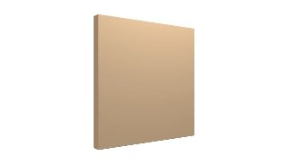 Bej kumaş kaplı akustik pano panel