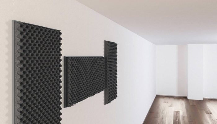 Duvara monte edilmiş yumurta akustik sünger paneli