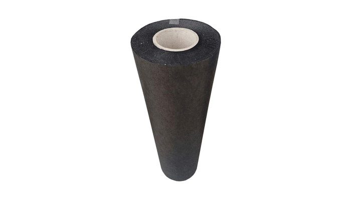 Fibertex akustik kumaşın kalın siyah nonwoven rulo ucu