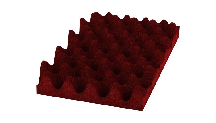 Bordo renkli yumurta süngerin üstten yumurta viyolü dokusu