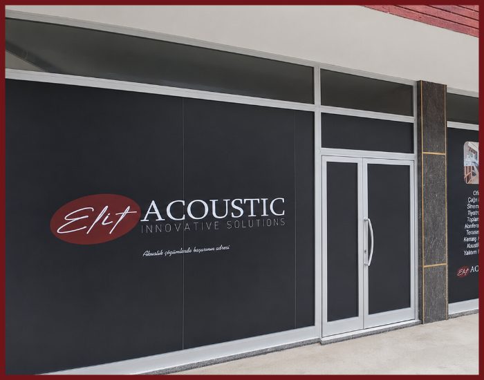 Elit Acoustic mağaza ve showroom dış cephesi