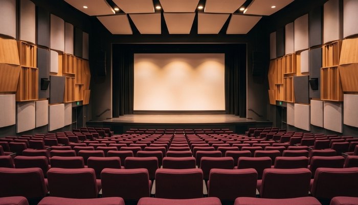 Elit Acoustic konferans ve oditoryum akustiği: emici, difüzör ve değişken akustik uygulaması