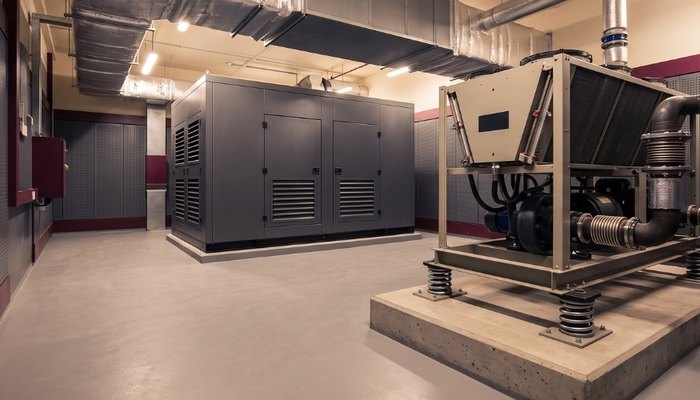 Elit Acoustic makine dairesi ses ve titreşim yalıtımı: jeneratör, chiller ve pompa izolasyonu uygulaması