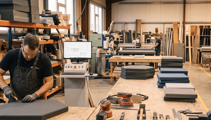 Elit Acoustic akustik üretim tesisi ve akustik panel imalatı