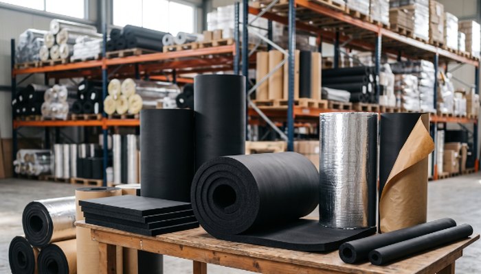 Kapalı hücreli elastomerik kauçuk köpük rulosu