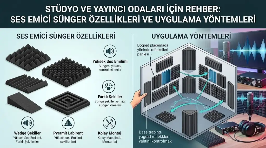 Ses Emici Sünger Özellikleri ve Uygulama Yöntemleri