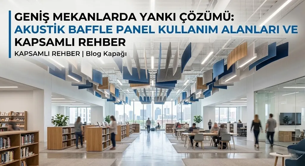 Akustik baffle panel